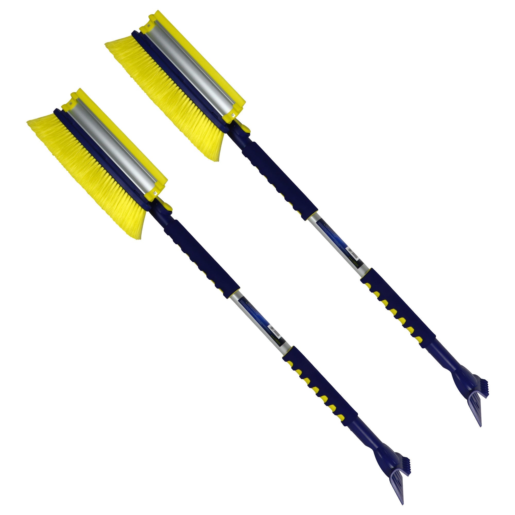 2Pack Flexible Silicone Window Squeegee with Non-Slip Handle for