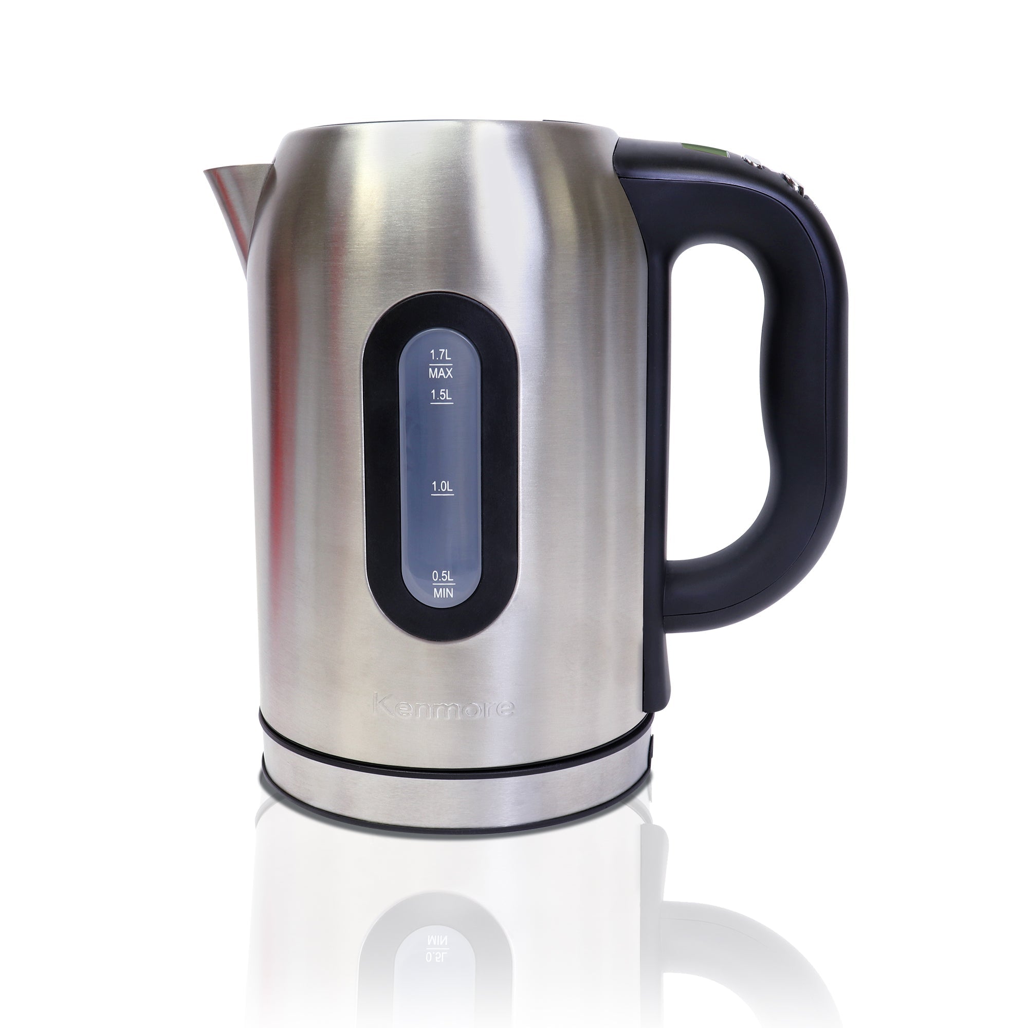 Kenmore Digital Cordless Kettle Stainless Steel 1.7 L