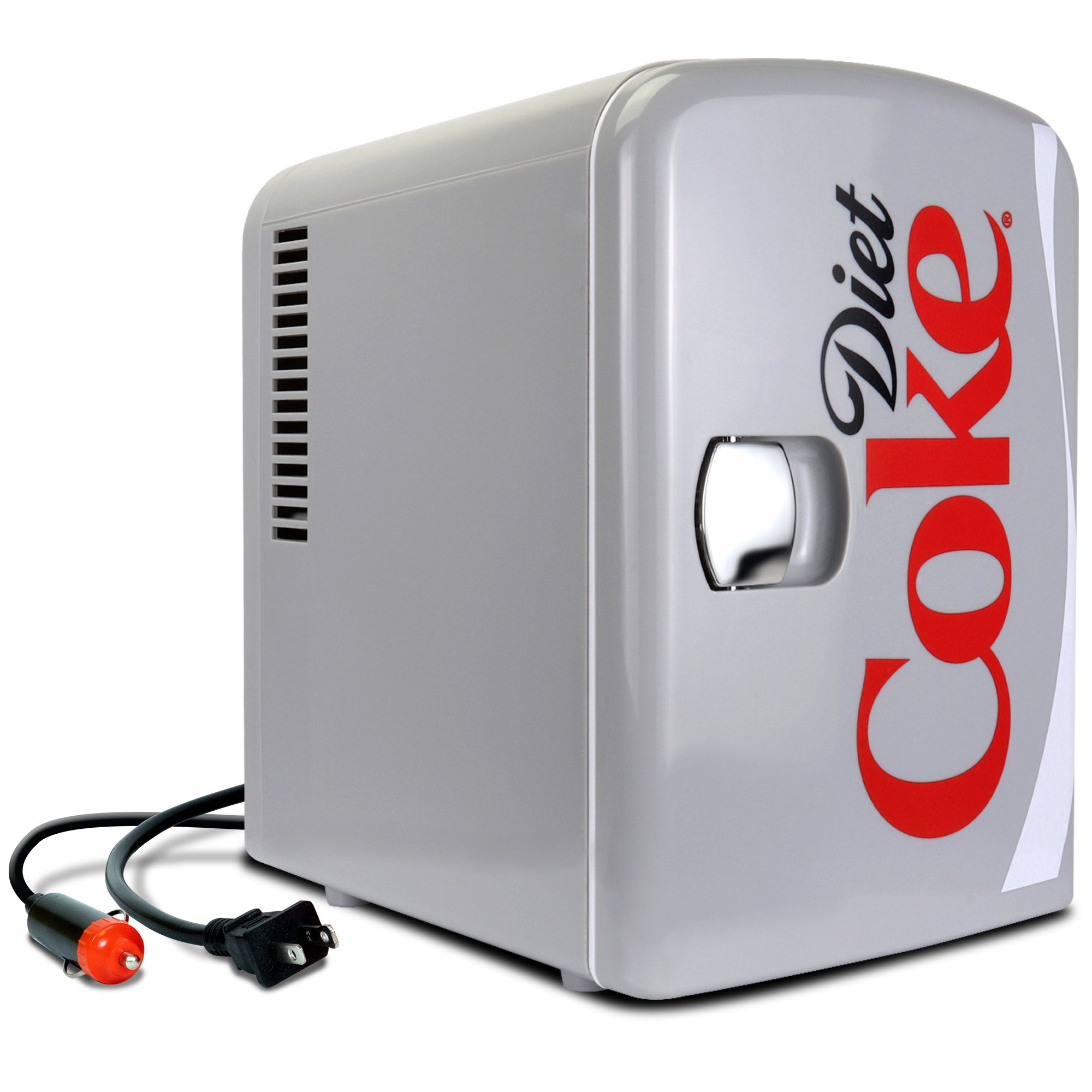 Retro Portable 6 Can AC/DC Mini Fridge Cooler 4 L/4.2 qt Aqua