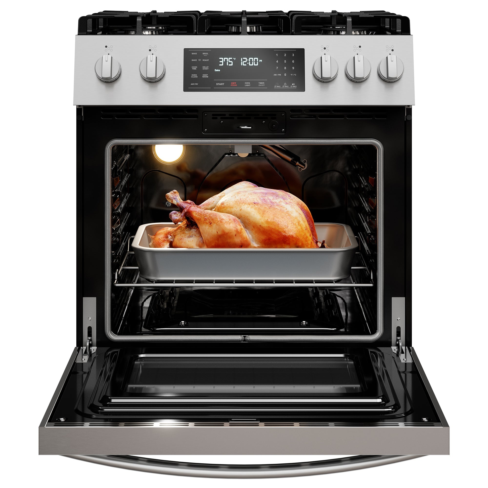 Kenmore 4.8 cu. ft. Front-Control Gas Range w/ Airfry