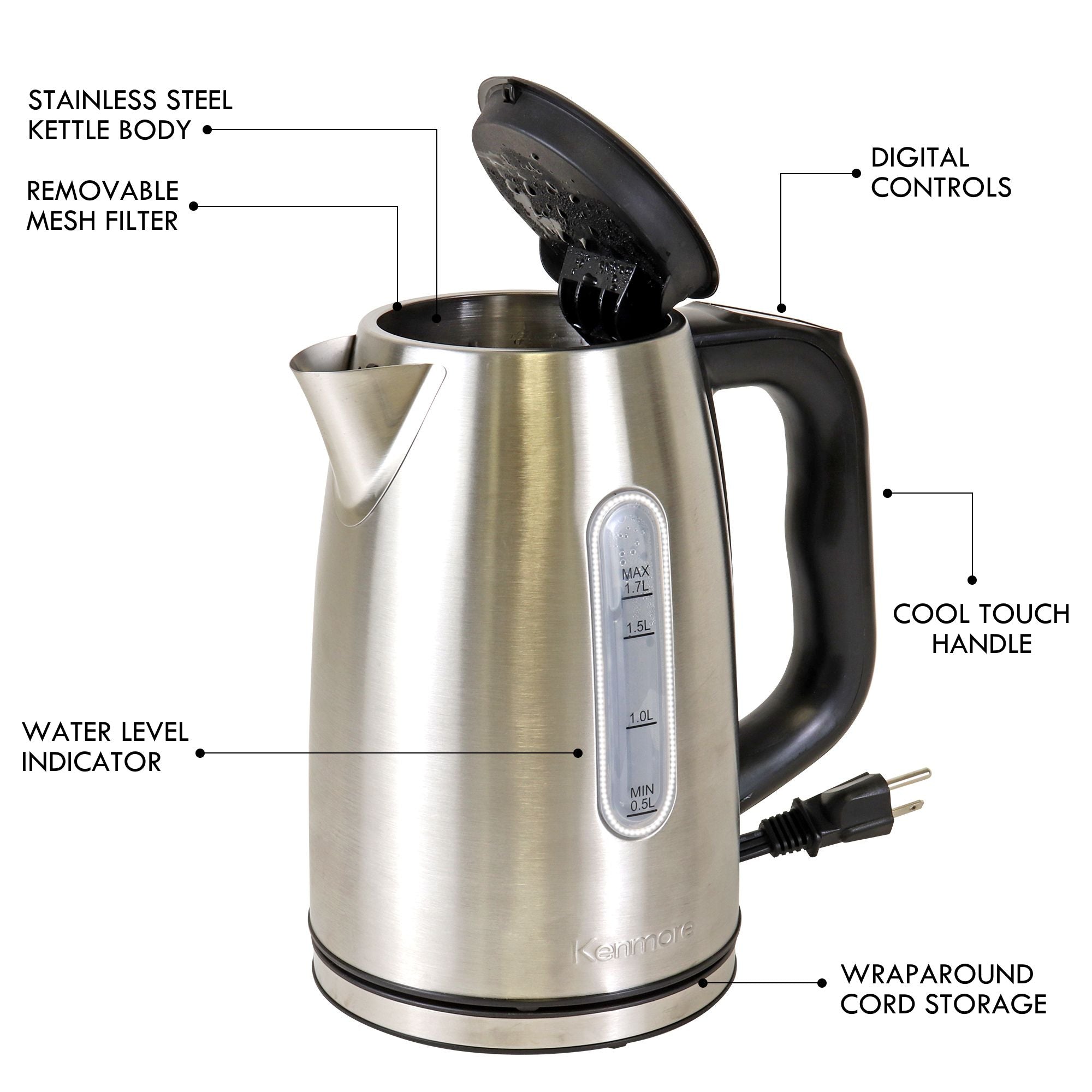 Digital tea kettle best sale