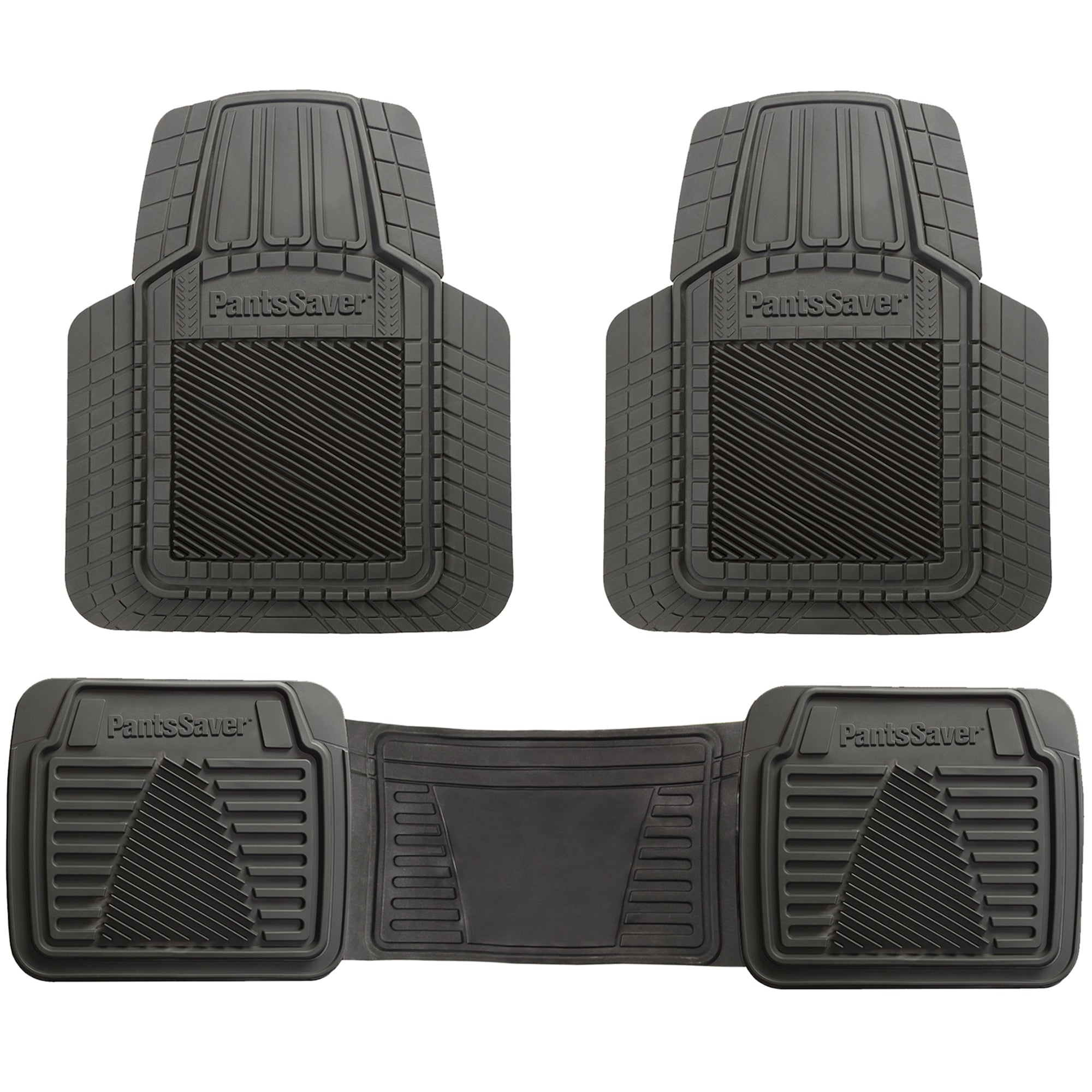 PantsSaver universal fit vehicle mats 3 piece set - Black