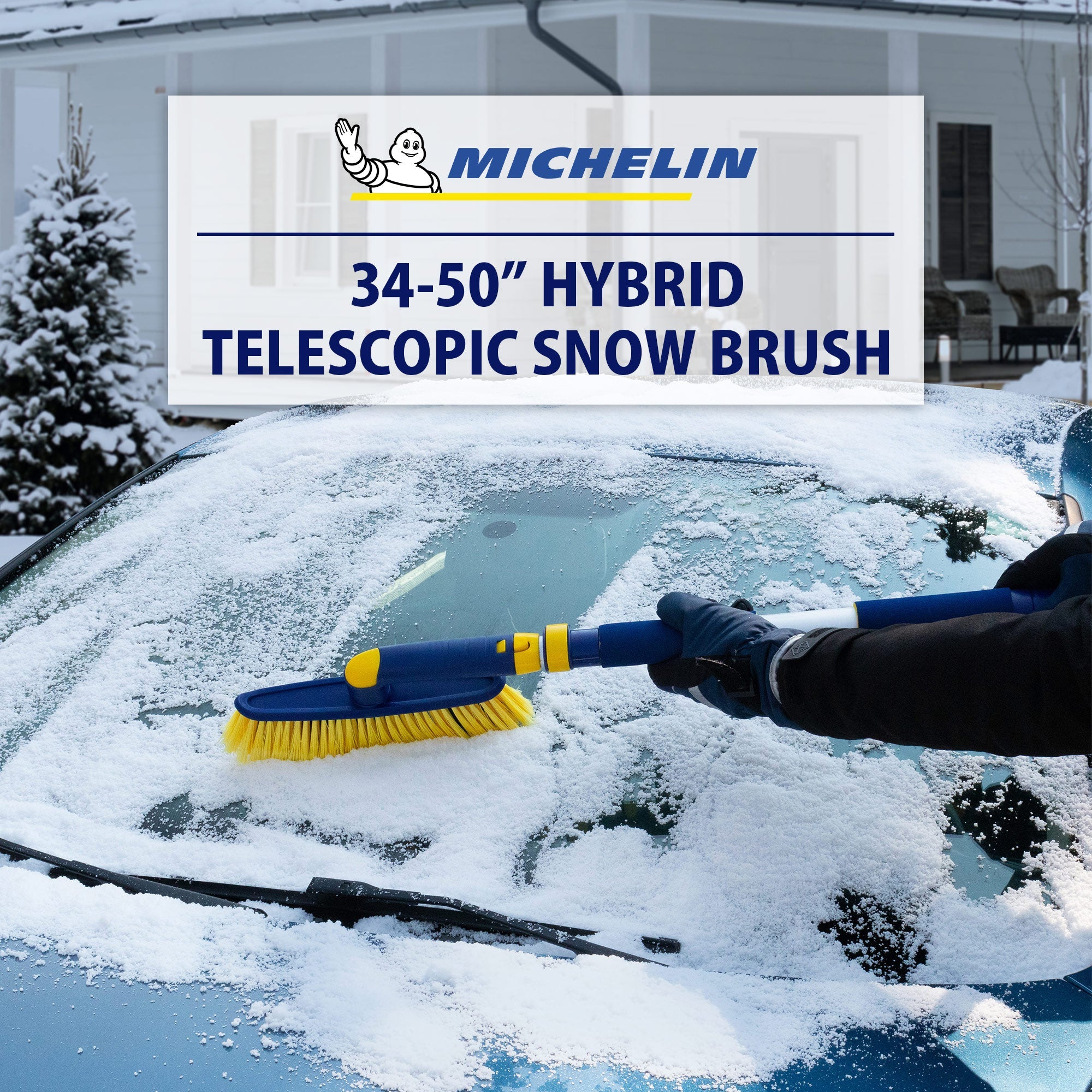 Michelin Hybrid Telescopic Snow Brush Multi-Tool