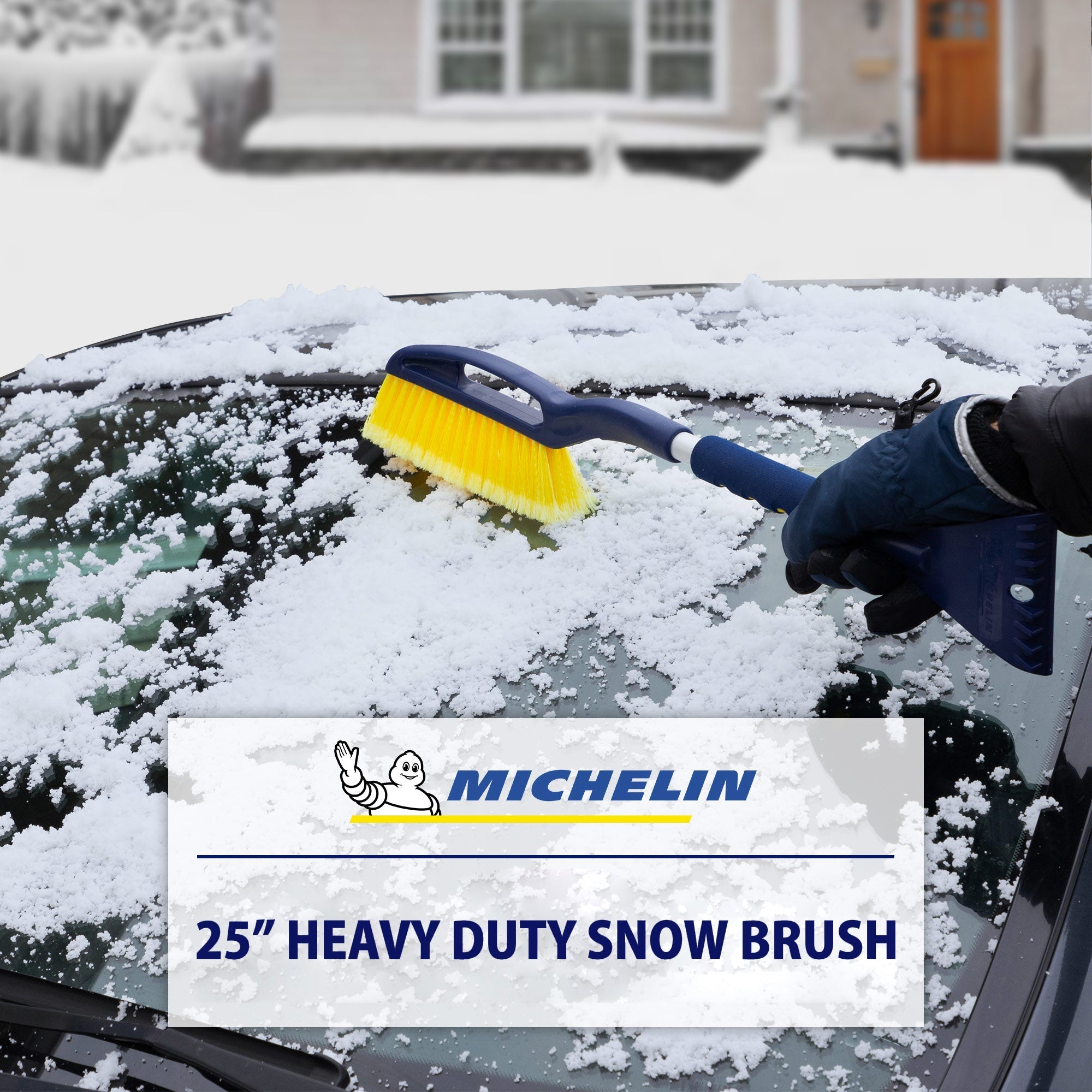 Car Snow Shovel Extendable Ice Scraper Snow Brush Detachable Windshield  Snow Remove Broom Winter Auto Cleaner Tool Accessories
