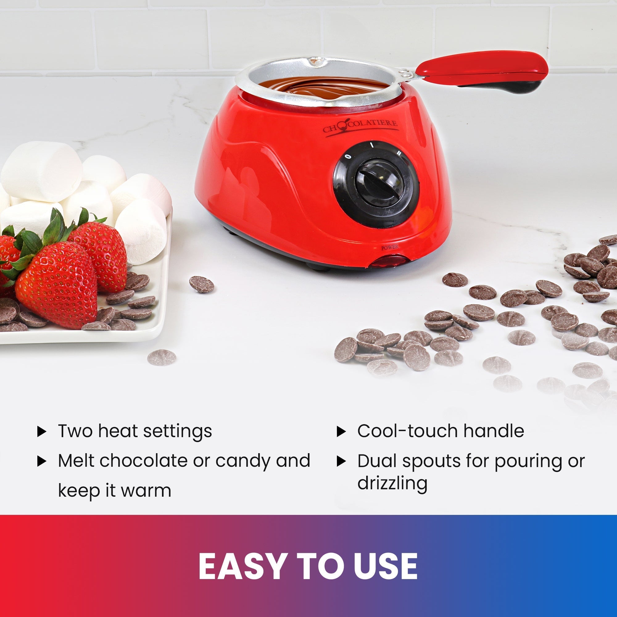 Double Chocolate Melting Pot Candy Melting Pot Automatic