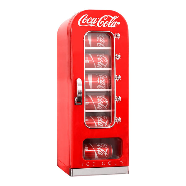 Coca Cola Vending Machine Mini Fridge | 10 Can Cooler