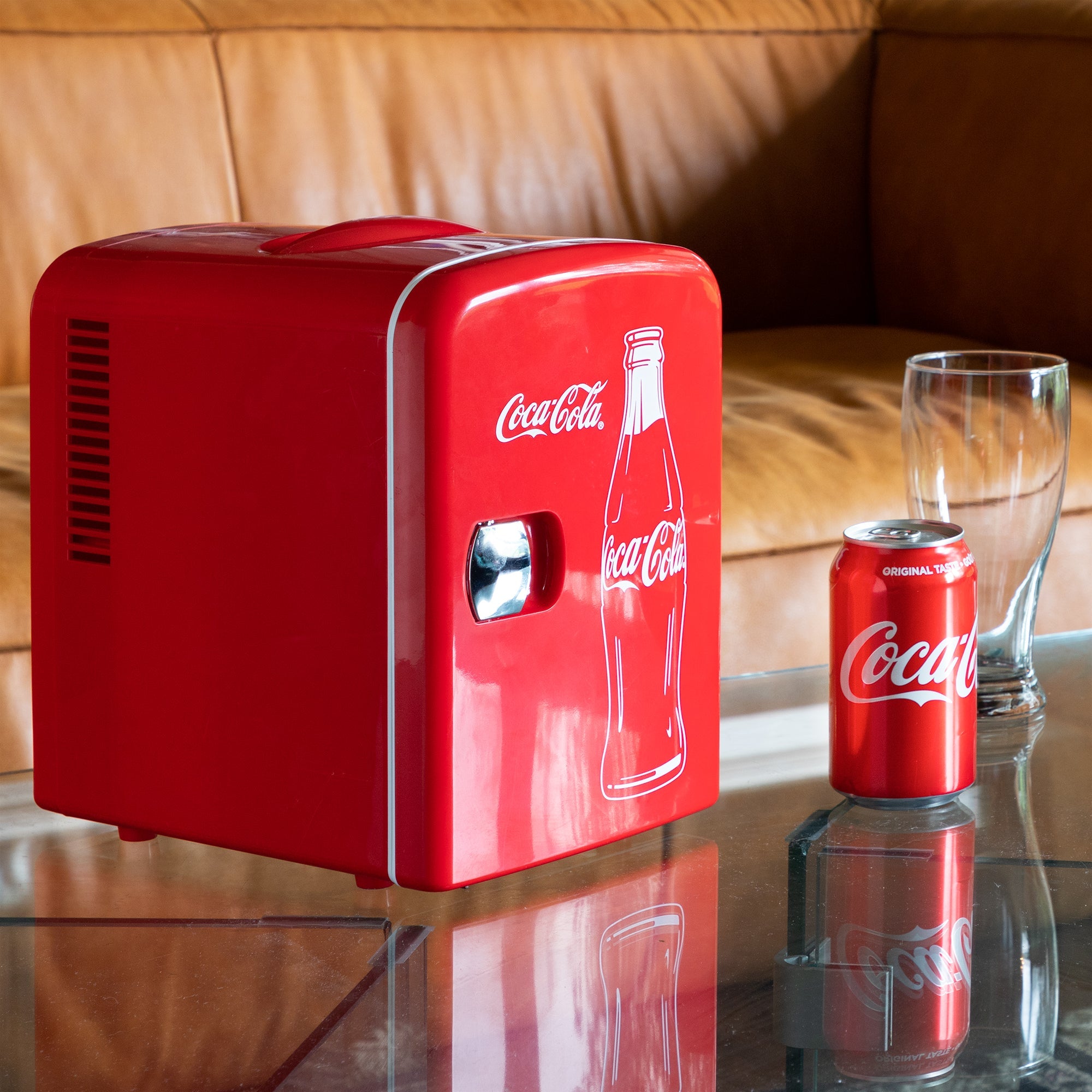 Coca-Cola Retro 3.2 Cubic Feet Freestanding Mini Fridge with