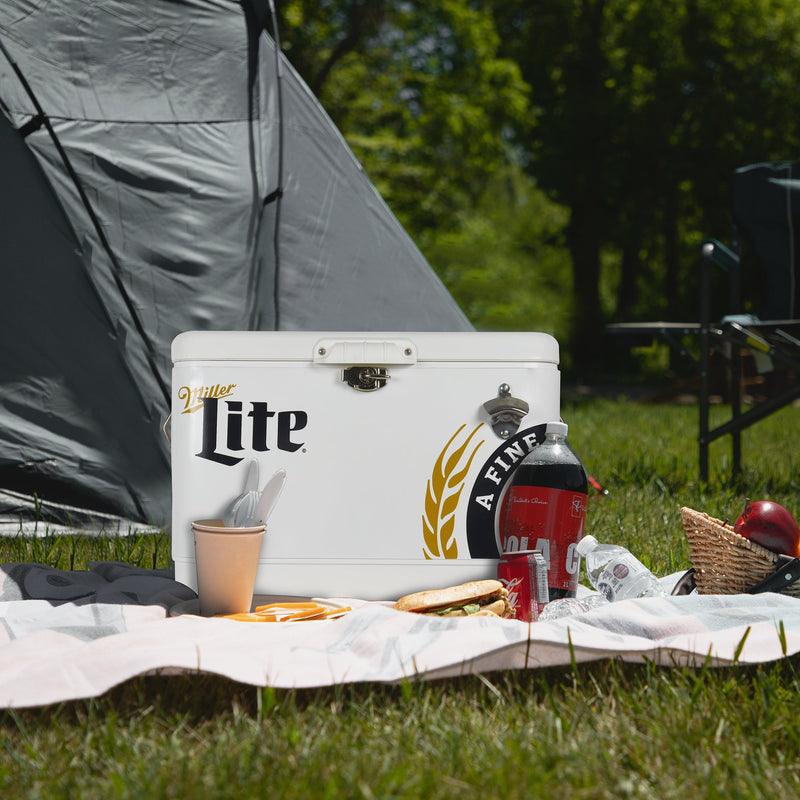 Miller Lite Ice Chest Cooler | Bottle Opener | 51L