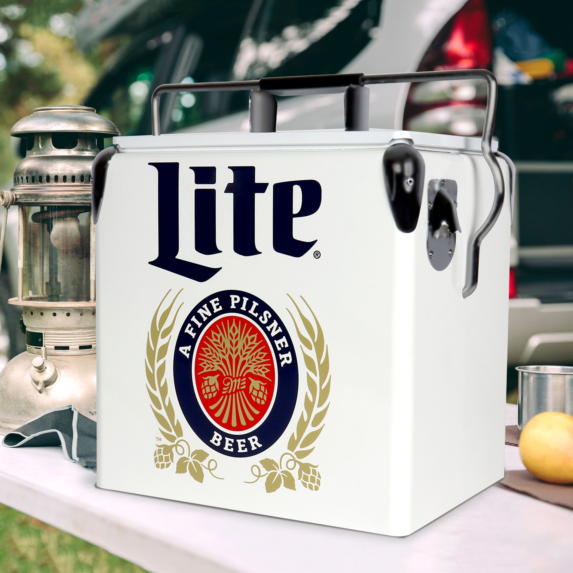 Miller lite hot sale beer cooler