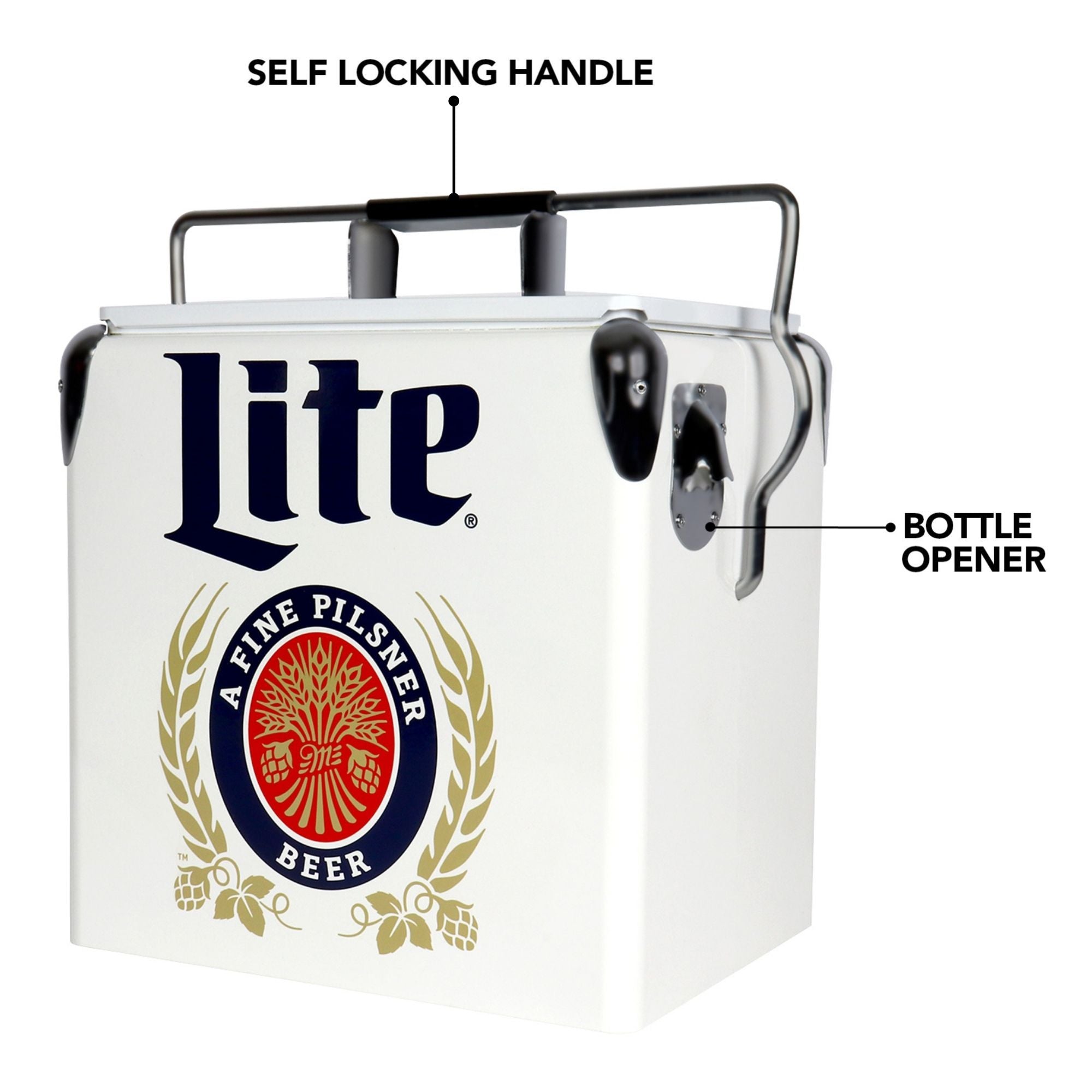 Miller lite best sale ice chest