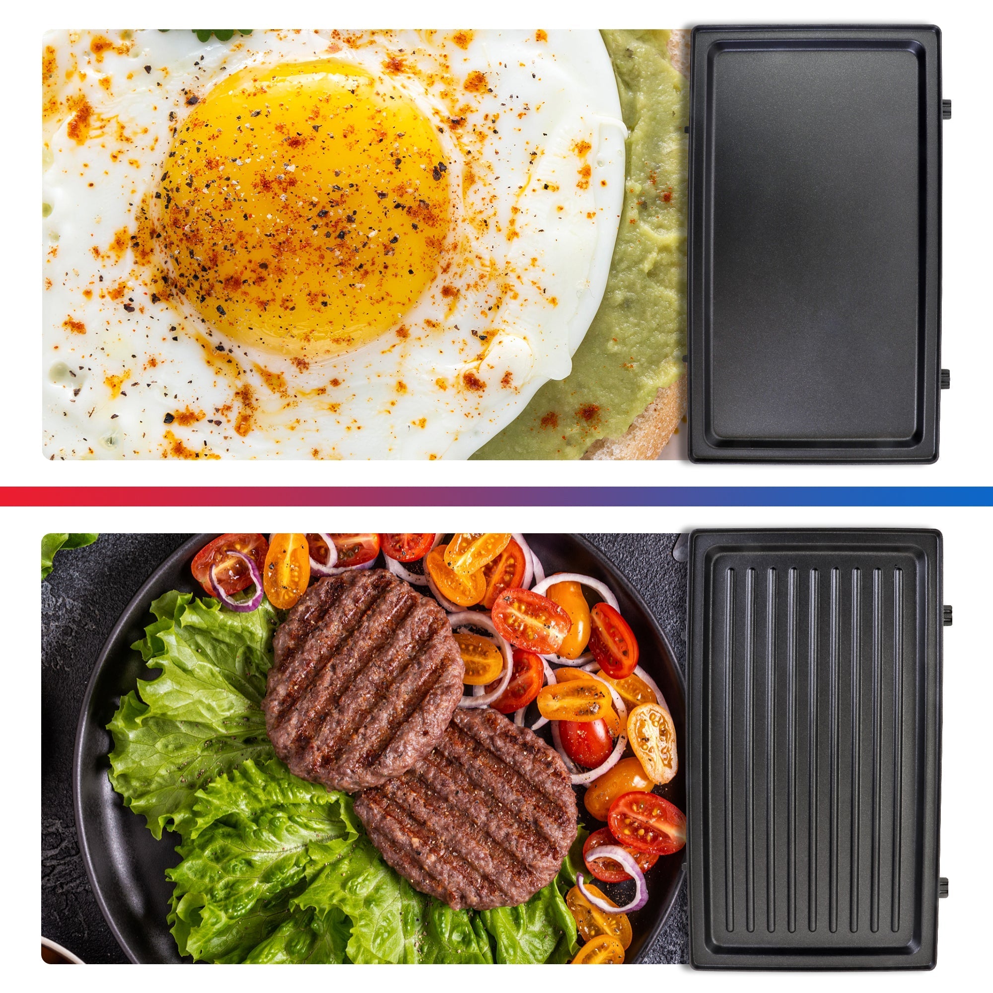 Cast iron hotsell electric grill