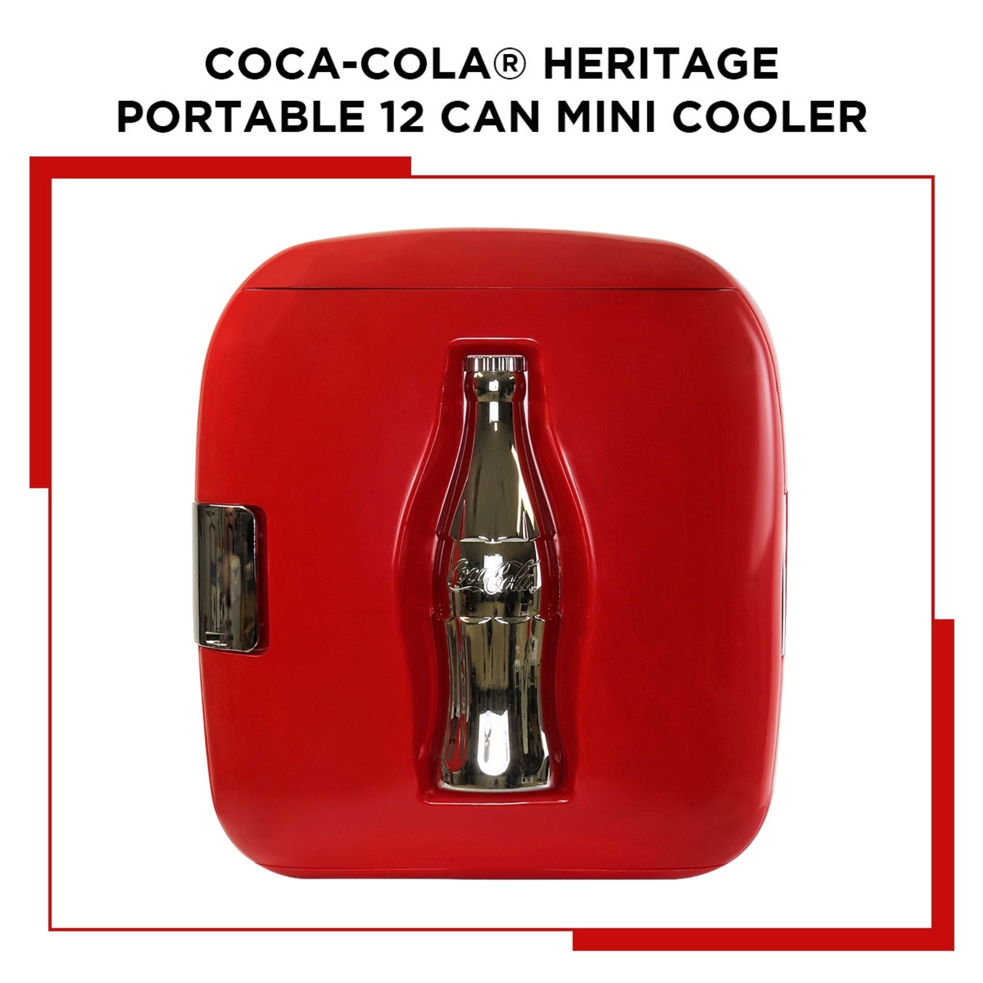 Nevera Coca-Cola Koolatron CC12 con capacidad para 12 latas, color rojo
