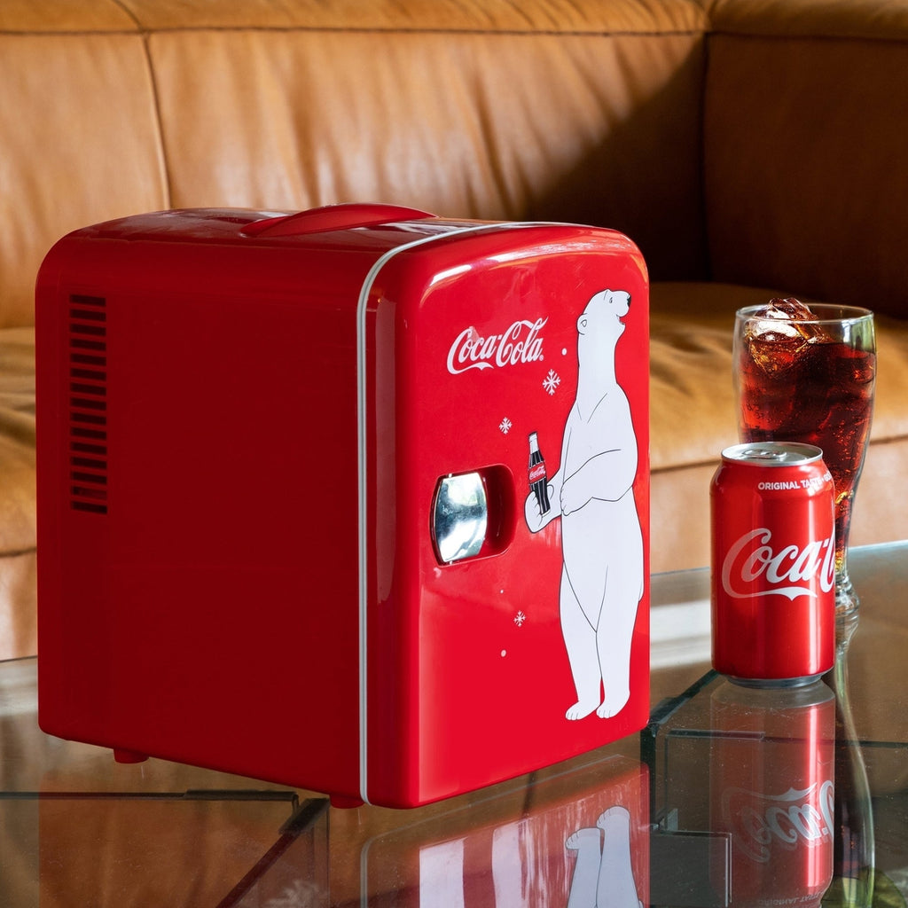 Coca Cola Polar Bear Mini Fridge | Cooler and Warmer
